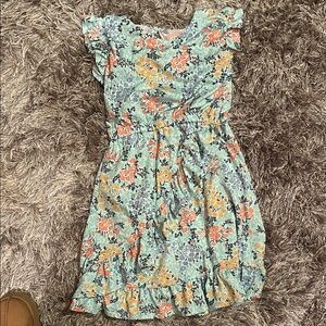 EUC BCBG GIRLS floral dress M10/12